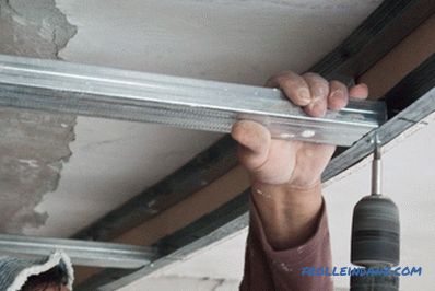 Kako napraviti dvoslojni gipsani strop vlastitim rukama