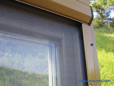 kako instalirati mrežu protiv komaraca na plastični prozor