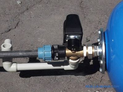 Dijagram spajanja potopne pumpe - Priključivanje akumulatora na pumpu