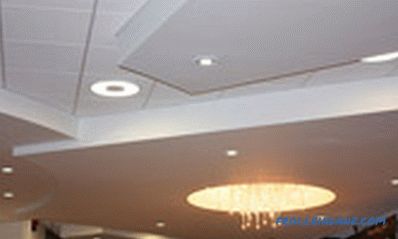 Vrste stropova - obustavljene i jednostavne, njihove prednosti i nedostaci + Foto i Video