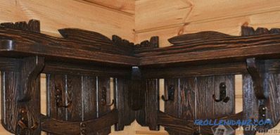 Zidna vješalica vlastitim rukama - kako napraviti vješalicu za odjeću u hodniku od drva (+ fotografije)