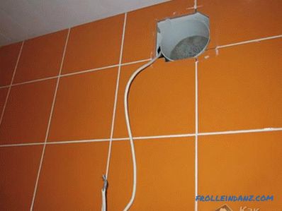 Prisilna ventilacija u kupatilu - instaliranje ventilatora u kupatilu