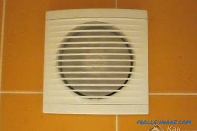 Prisilna ventilacija u kupatilu - instaliranje ventilatora u kupatilu