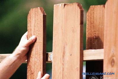 Kako napraviti drvenu ogradu - ogradu od drveta
