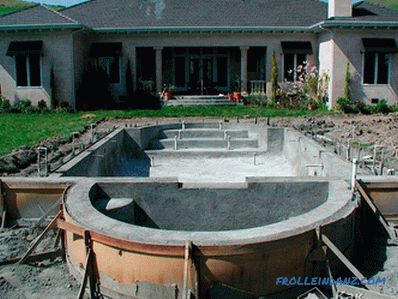 Bazen za beton - betonski bazen + fotografija