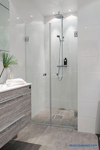 Kupatilo u skandinavskom stilu - pravila dizajna i ideje za fotografije
