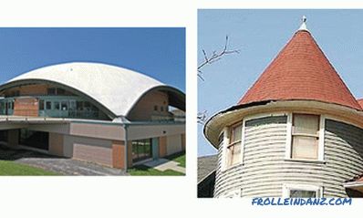 Vrste krovova privatnih kuća, njihovi oblici i opcije + Fotografije