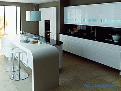 Kuhinja u modernom stilu - 50 ideja za dizajn interijera