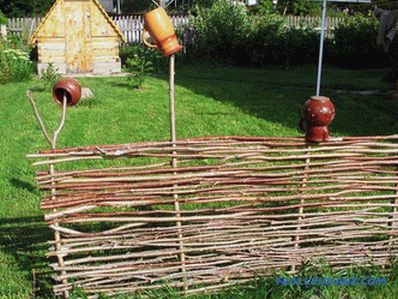 Kako napraviti pletenu ogradu - izrada šiblje (+ fotografije)