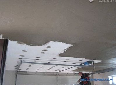 Kako izolirati strop u garaži