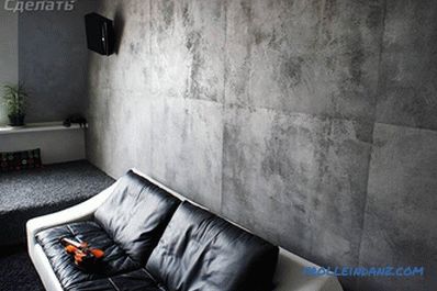 Dekorativni zidovi od gipsa čine ga sami + foto, video