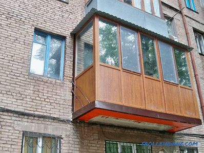 Popravak balkona vlastitim rukama - u panel kući, u Hruščov + foto