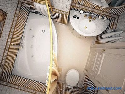 Mali kupaonski interijer - dizajn kupaonice