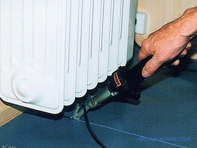 Kako pristati linoleum - tehnologija vrućeg i hladnog zavarivanja linoleuma