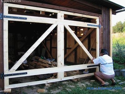 Kako napraviti drvenu kapiju - vrata od drveta (+ fotografije, dijagrami)